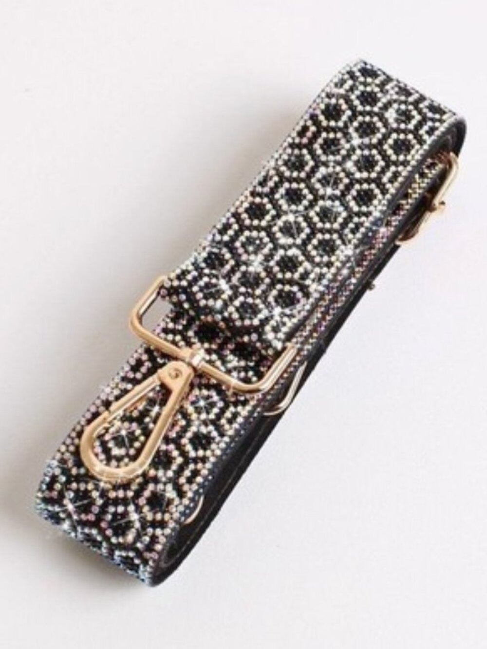 Beehive sparkle Guitar Strap Adjustable replacement crossbody bag strap - Picture 4 of 4